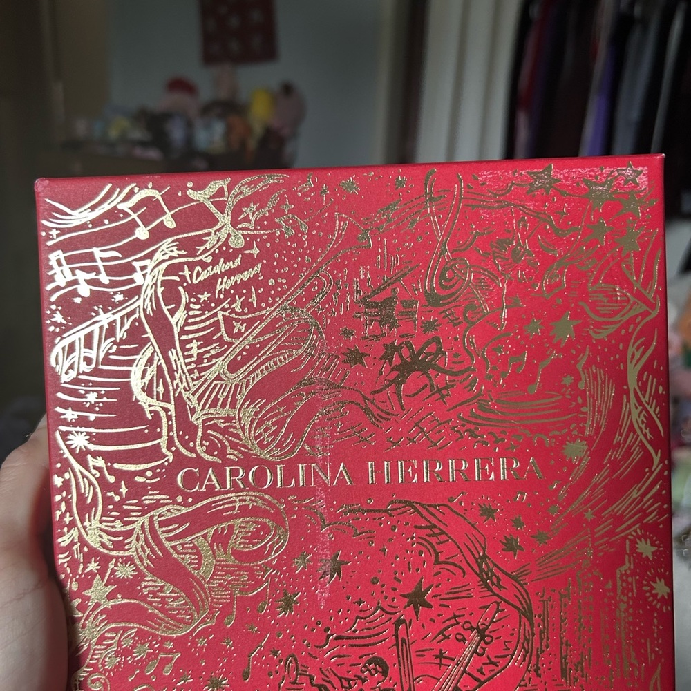 Carolina Herrera Red Box with Gold Design